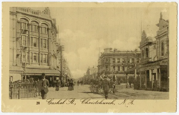 Cashel Street, Christchurch, N. Z.,