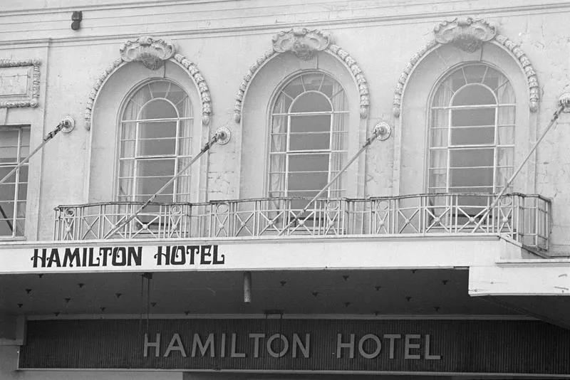 Hamilton Hotel balcony