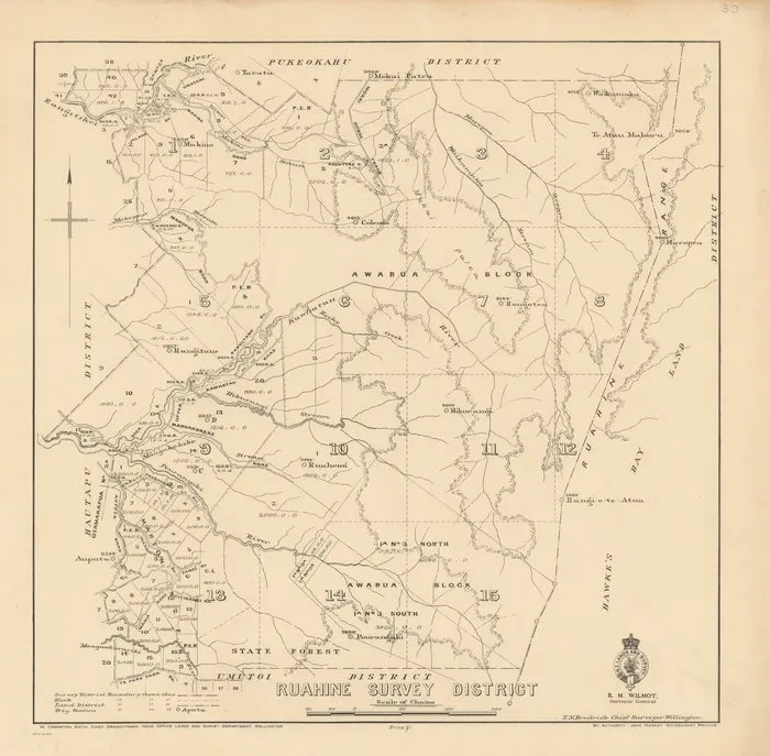 Ruahine Survey District [electronic resource].