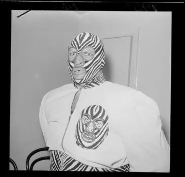 Image: George Bollas, the 'Zebra Kid', American wrestler