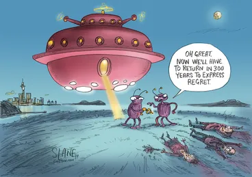 Image: UFO sightings in Auckland