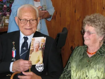 Image: Bill & Alice Williams-Telegram from the Queen