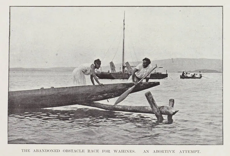 The abandoned obstacle race for wahines - an abortive attempt