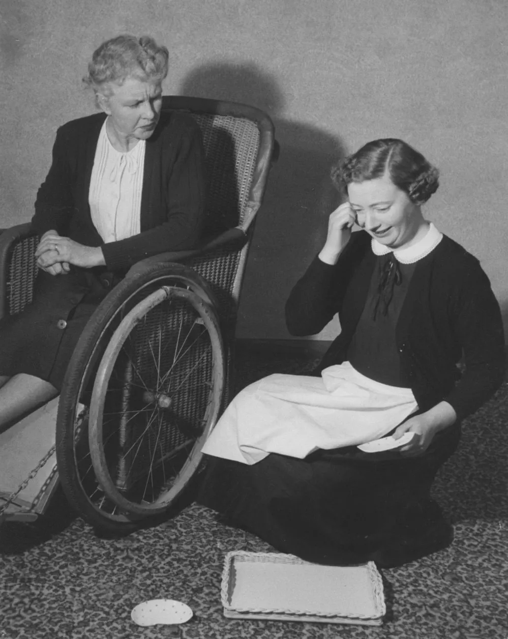 Heretaunga Players; Night Must Fall: Diana Bramwell, Margarita Doyle.