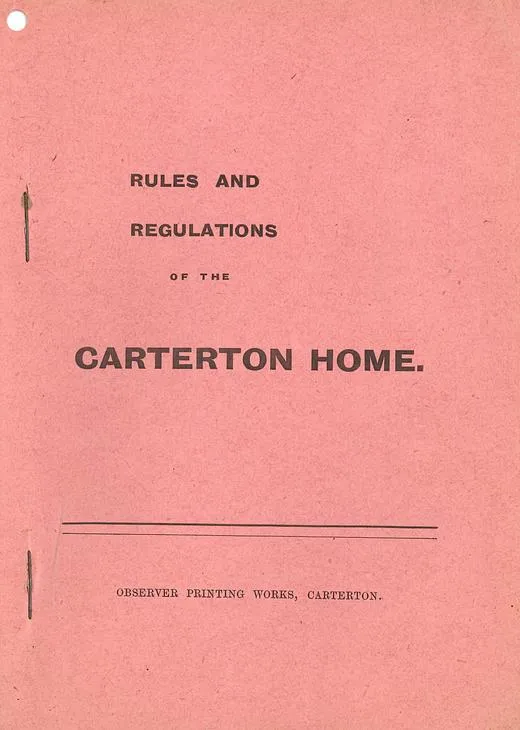 Rules and Regulations of the Carterton Home