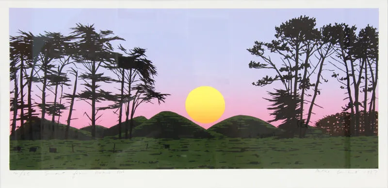 "Sunset from Hoani Rd"