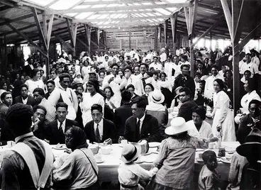 Image: Return of the Pioneer (Māori) Battalion, 1919