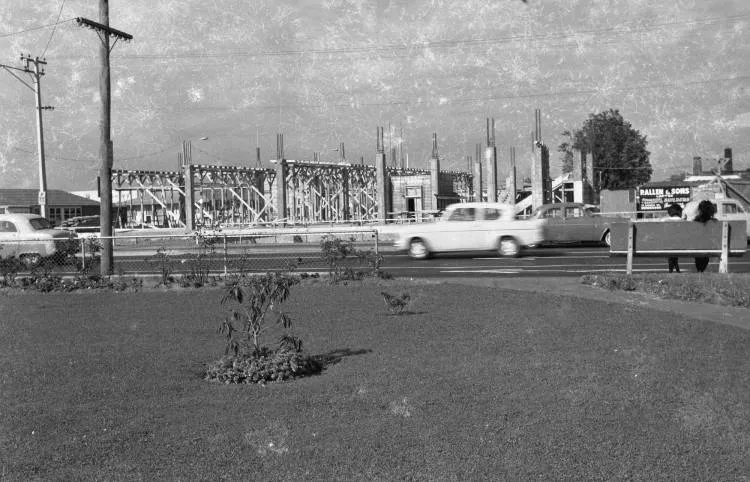 New post office under construction, New Lynn.