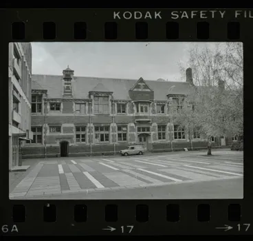 Image: Negative: Christ's College