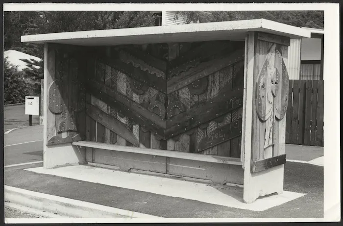 Bus shelter, Hine Road, Wainuiomata