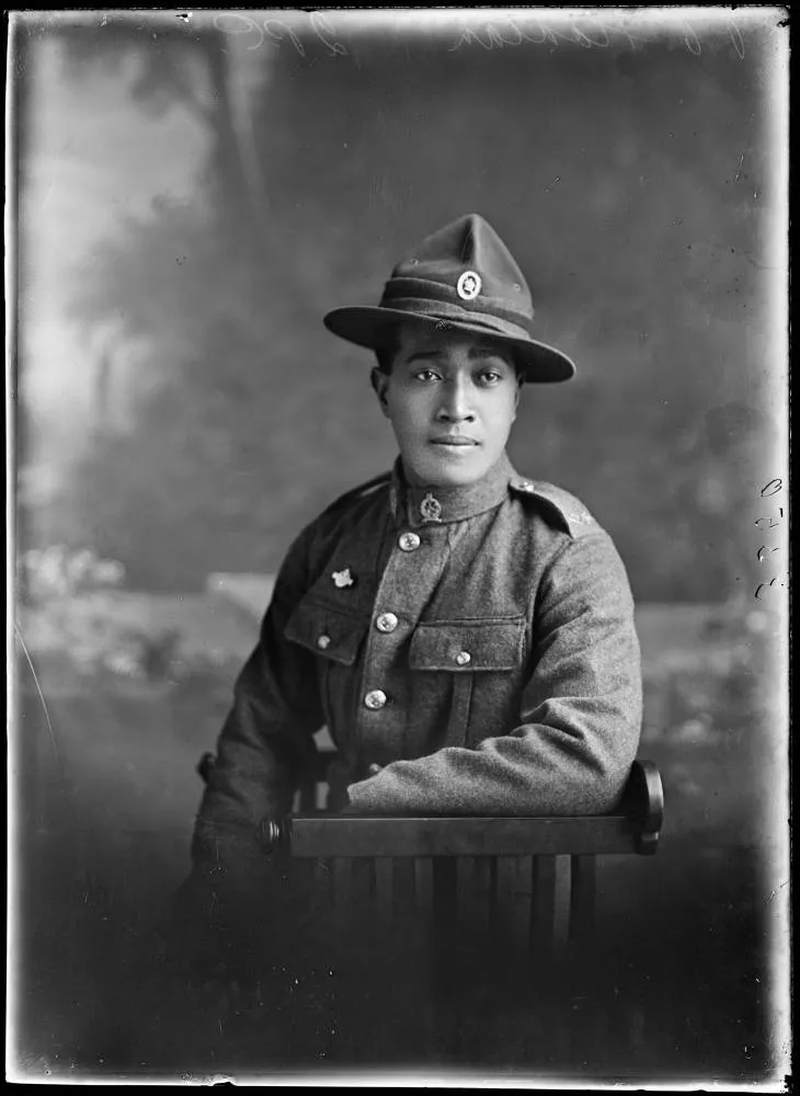 Private Florian of the Māori Contingent, 1917