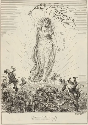 Image: Disguise our bondage as we will, 'tis woman, woman rules us still