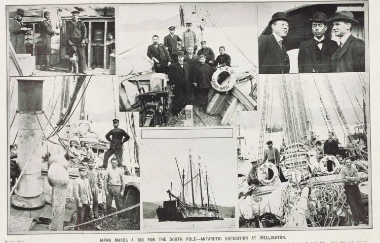 Japan makes a bid for the South Pole - Antarctic expedition at Wellington