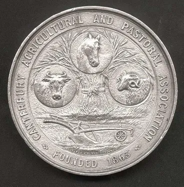 Image: Medal: Canterbury Agricultural and Pastoral Association