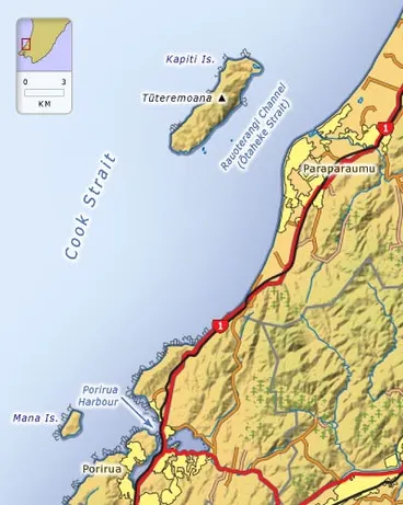 Image: Kāpiti and Mana islands