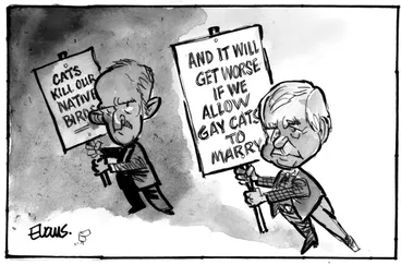 Image: Evans, Malcolm Paul, 1945- :[Gay marriage and crime] 23 January 2013