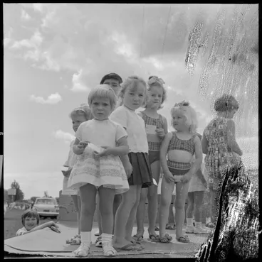 Image: Te Puke Page. A & P Show entrants in the Beauty Contest
