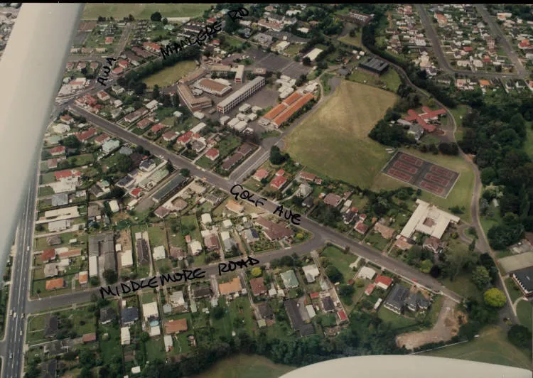 Aerial view of Ōtāhuhu
