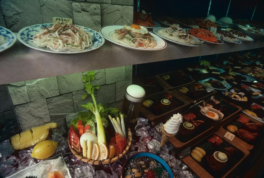 Japan series: plastic food shop display