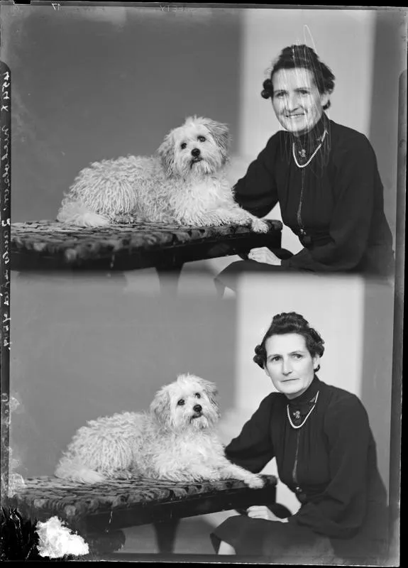 Nell Nicholson and Dog