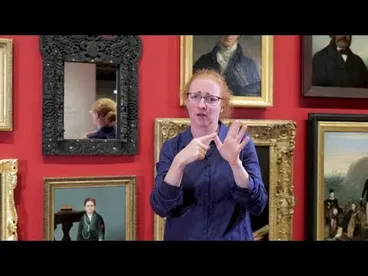 Image: Toi Art stories in New Zealand Sign Language: Tene Waitere, Carved mirror frame
