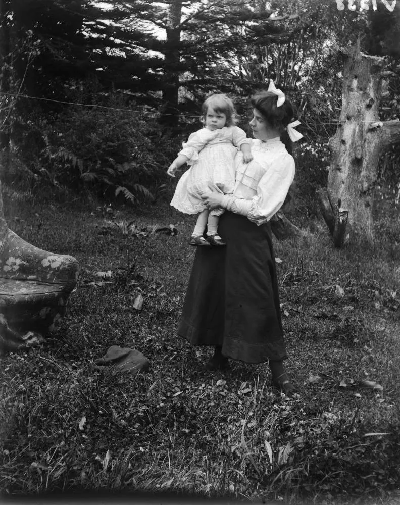 Cedric de Montalk at Vallombrosa, Remuera, 1906