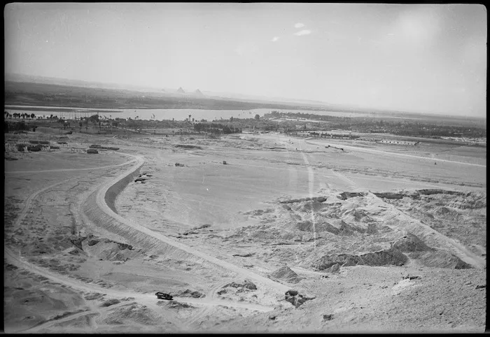 View from the Tura Hills, Egypt - Photograph taken by N Barker