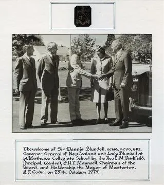 Sir Dennis Blundell at St Matthews Collegiate : Photograph