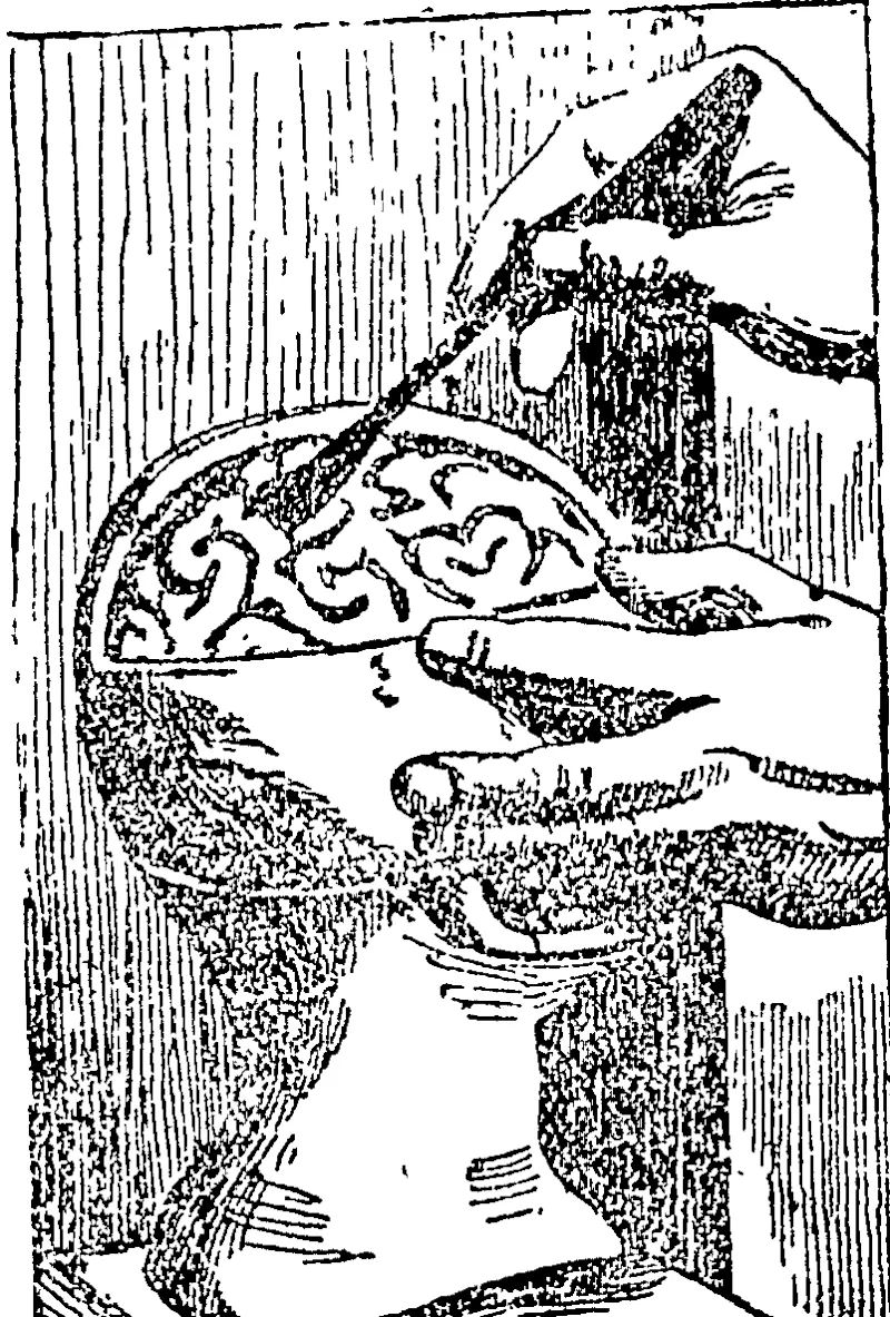 Showing the brain centre, injury to which causes loss of self-control. (Auckland Star, 13 June 1903)
