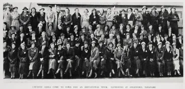 Image: Country girls come to town for an educational week: gathering at Stratford, Taranaki