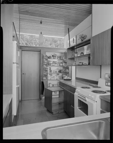 Image: Kitchen interior, Winkler house, Wellington