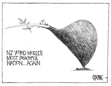 The most peaceful nation? Image: The most peaceful nation?