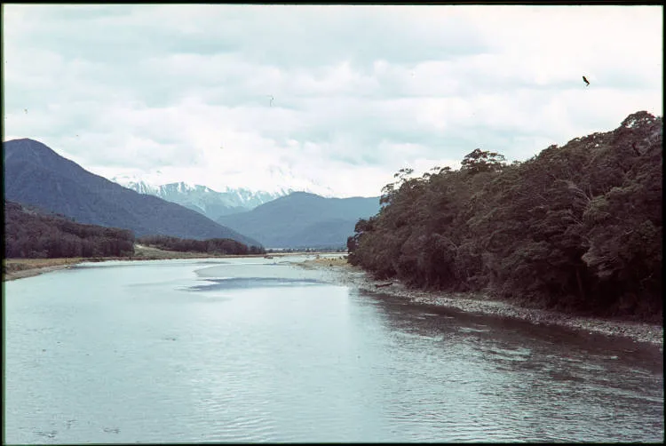 Haast River at Pleasant Flat, 1965