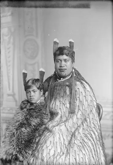 Image: Māori woman and child from Hawkes Bay