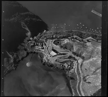 Image: Picton, Marlborough District, featuring freezing works and Shakespeare Bay