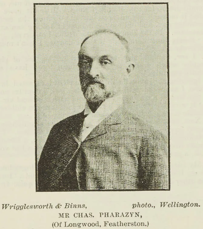 Mr Chas. Pharazyn, of Longwood, Featherston