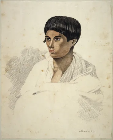 Image: [Merrett, Joseph Jenner] 1816?-1854 :[The Hobson album]. Maketu. [1842]