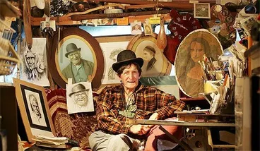 Image: CF Goldie aka Karl Sims shortly before his death