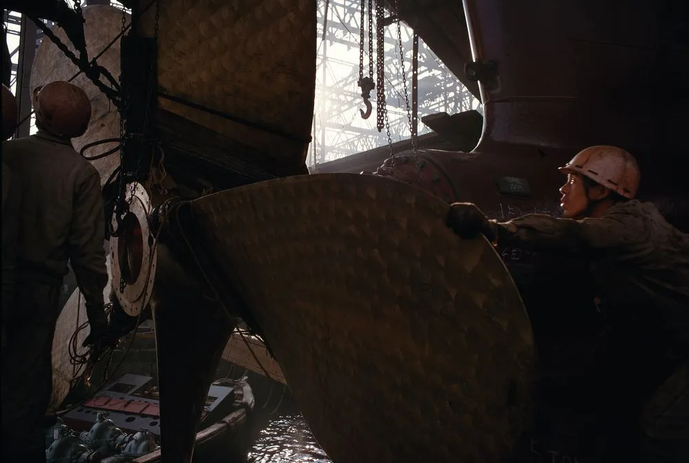 Japan Series: shipyard