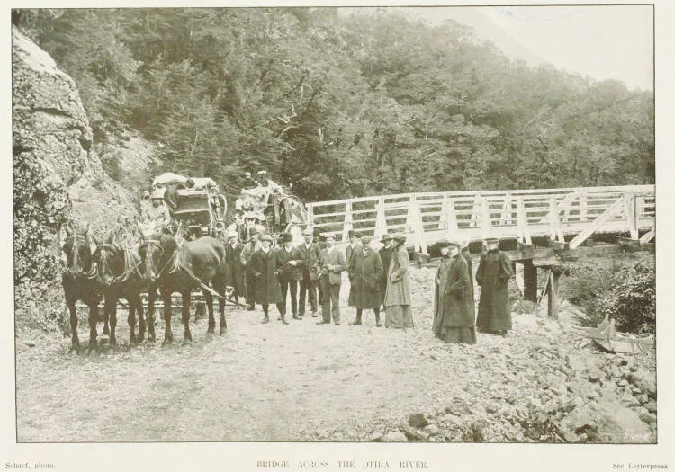 Bridge across the across the Otira River