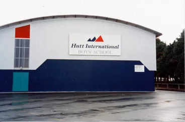 Image: HIBS; Hutt International Boys' School; new gymnasium.