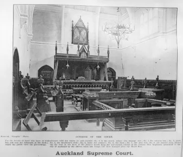 Image: Supreme Court, Waterloo Quadrant, Auckland Central, 1903