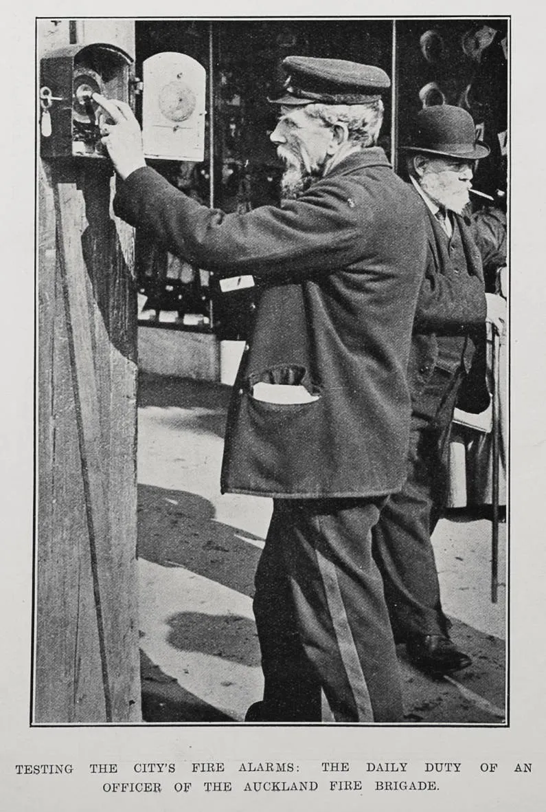 Testing the city's fire alarms