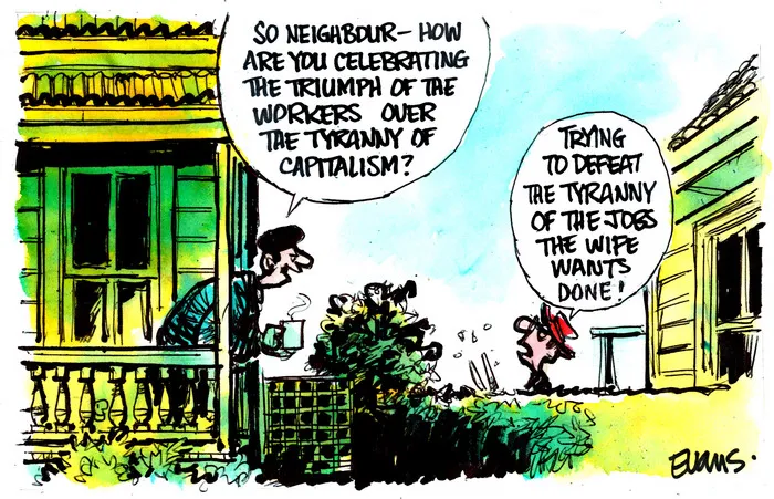 Evans, Malcolm Paul, 1945- :Labour Day. 26 October 2014