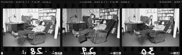 Dr Warren Stewart in his office