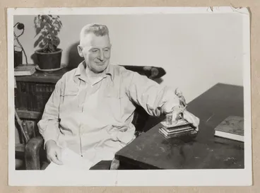 Image: Rewi Alley at Lanchow (Lanzhou), Gansu Province, China