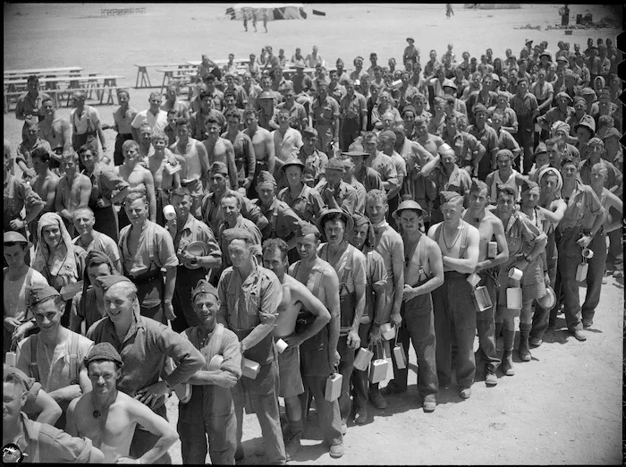 First meal at Tahag on return from Greece