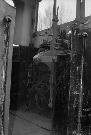 Image: Photograph of locomotive interior