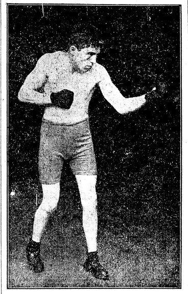 Image: KID LEWIS,  The London lud who beat Hughie Mehegan. (NZ Truth, 27 June 1914)