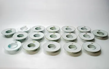 Image: Fifteen ashtrays TEAL